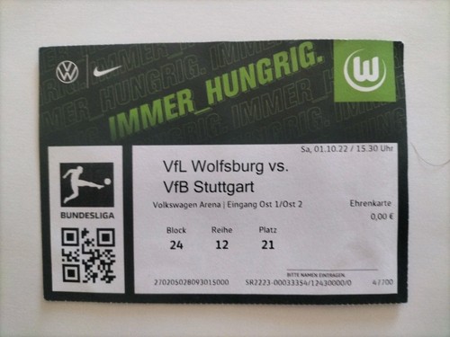 Sammler ticket vfl - sammler,