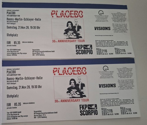 Placebo 30th annivers - placebo,