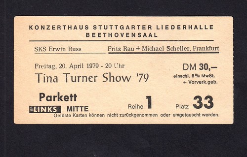 Tina turner show 1979 - tina,