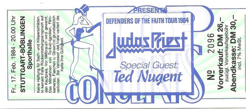 Judas priest concert 1984 - judas,