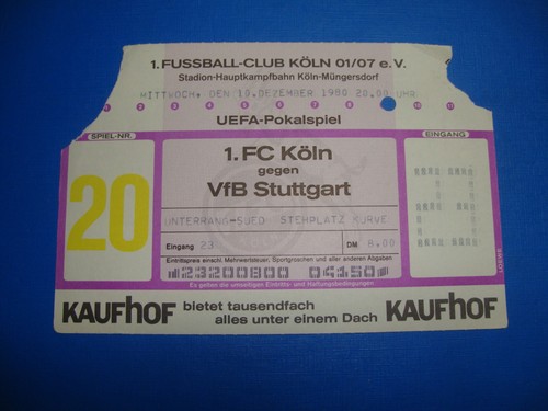 Ticket fc köln vfb - ticket,