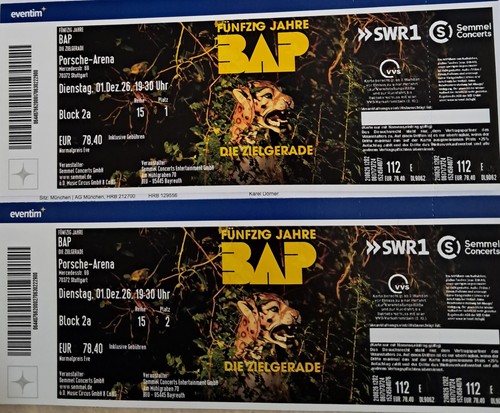 Bap konzertkarten - bap,