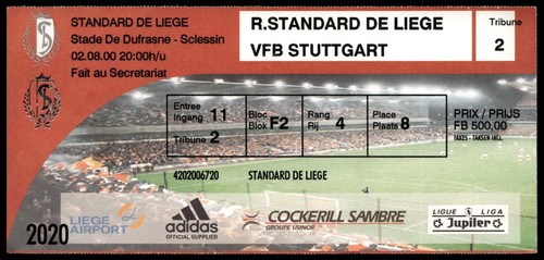 Ticket 2000 standard liege - 2000, de