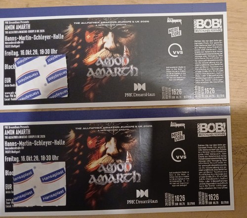 Tickets amon amarth - 2,
