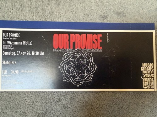 Our promise konzert stuttgart - our,