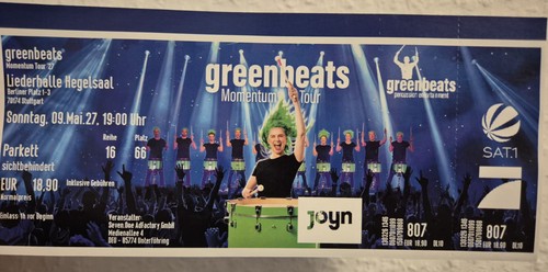 Greenbeats konzert liederhalle - greenbeats,