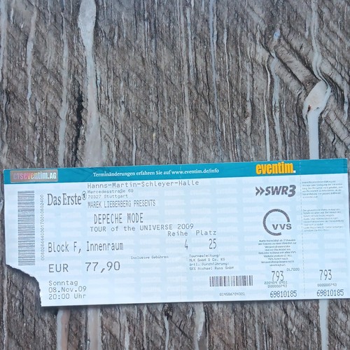 Depeche mode ticket tour - ticket,