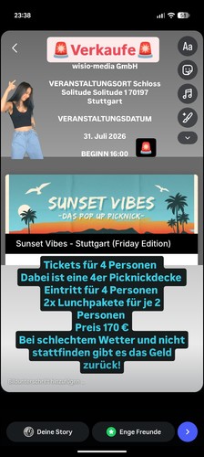 Tickets personen sunset - 4,