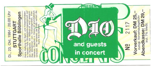 Dio concert 1984 - ,