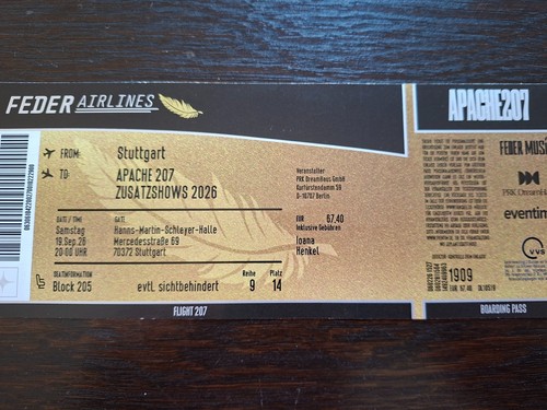 Apache 207 konzert - 207,,