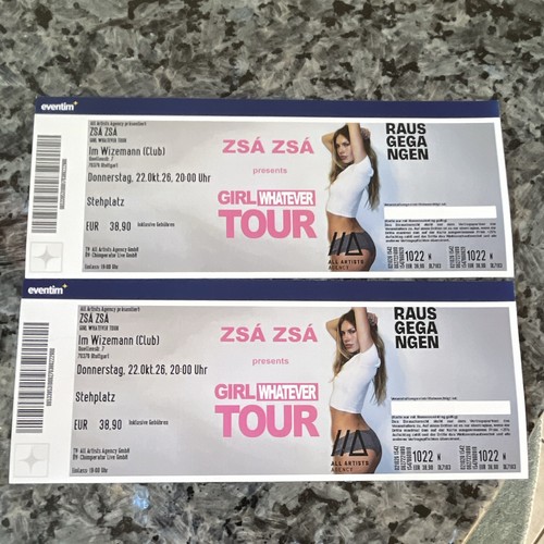 Zsá girl - whatever, tour
