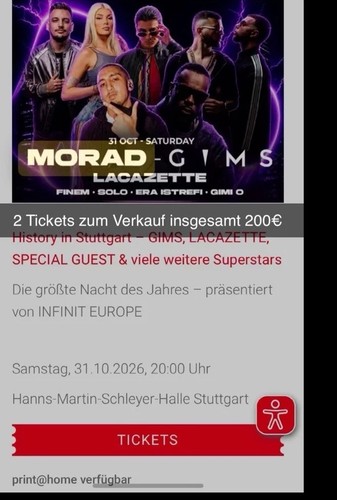 Tickets history in - history,