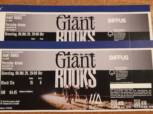 Giant rooks tickets - giant,