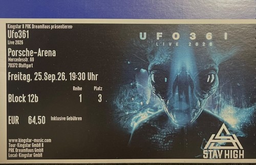 Ufo361 ticket für - ticket,