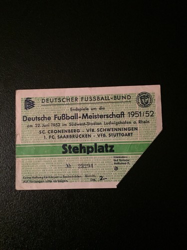 Ticket endspiel fußball - endspiel,