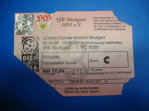 Ticket vfb stuttgart 1 - vfb,