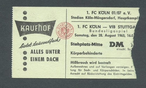 1965 fc köln vfb - 1965/66, --