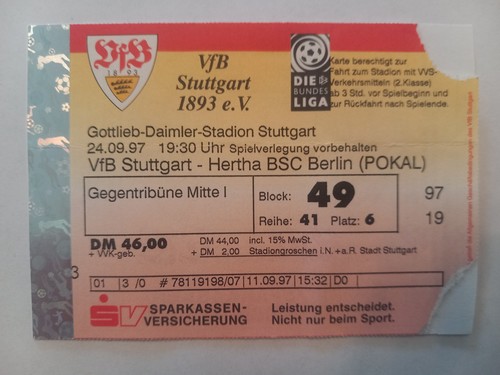 Ticket eintrittskarte dfb - /,