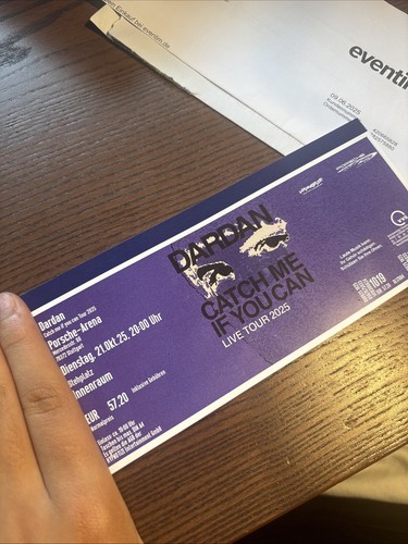 Dardan konzertticket okt - dardan, 21.okt.25