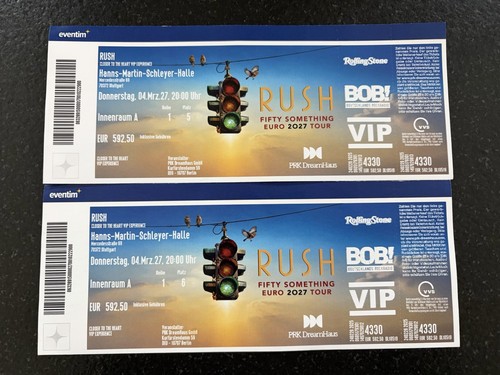 Rush tickets vip - rush, 2
