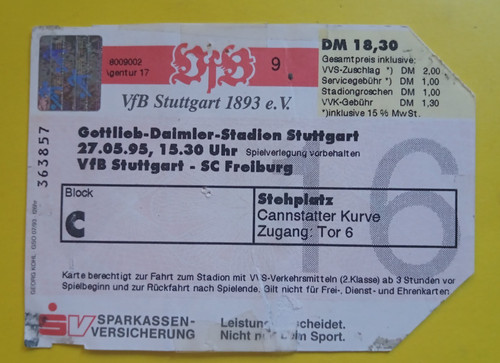 Orig ticket bundesliga - , 1.