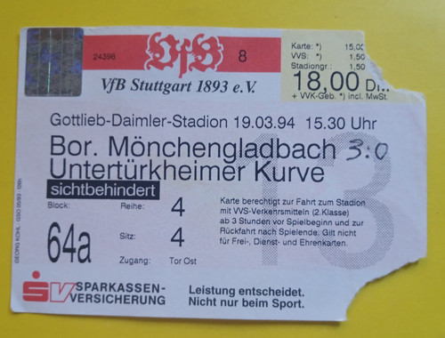 Orig ticket bundesliga - ,