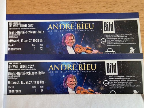 Andre rieu 2027 - andre, 13.01.2027