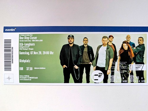 Konzertticket one step - -,