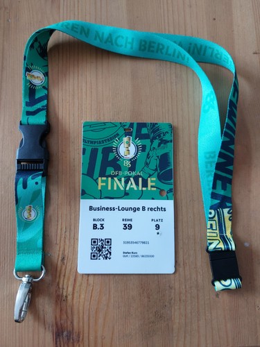 Used vip ticket dfb - vip, pokal