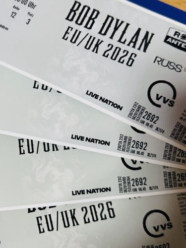 Bob dylan tickets - tickets, stuttgart