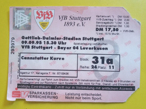 Orig ticket bundesliga - ticket, 1.