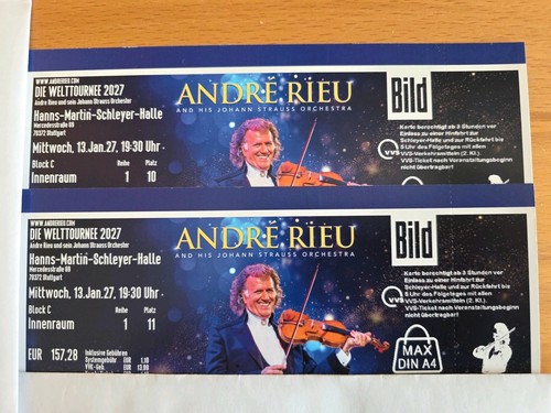Andre rieu 2027 - andre, 13.01.2027