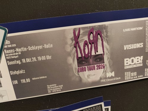 Korn euro tour 2026 - euro,