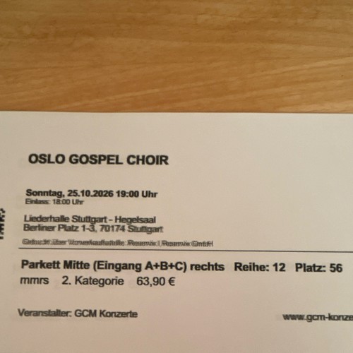Oslo gospel choir tickets - oslo,