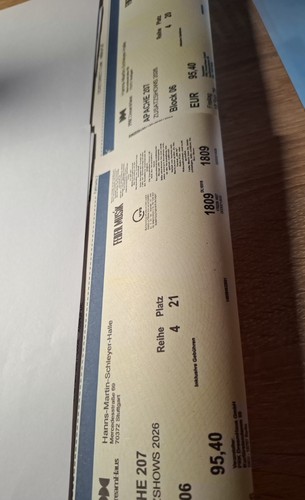 Aache 207 tickets - aache, 2