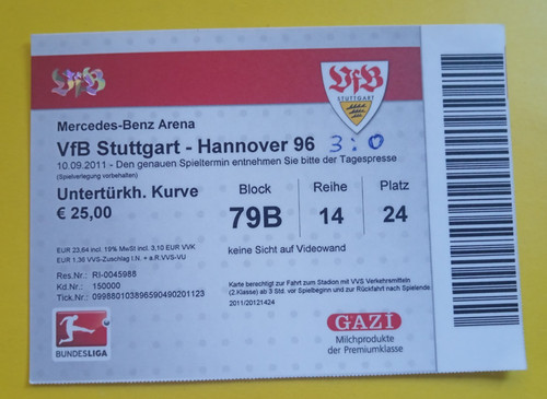 Orig ticket bundesliga - ticket,