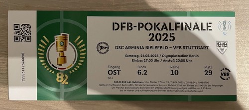 Ungeknickt sammler ticket dfb - sammler,