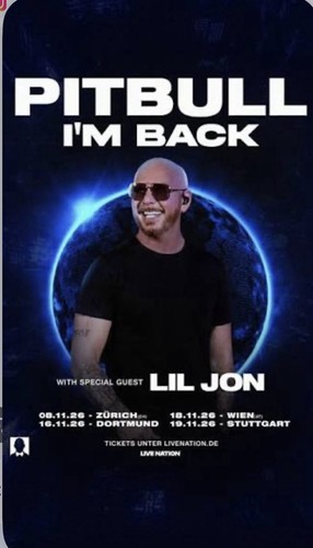 Pitbull 2026 stuttgart - pitbull, 19.11.2026