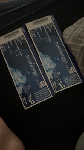Tickets diamonds tour - 2x, –